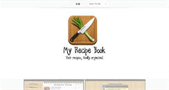 Desktop Screenshot of myrecipebookapp.com